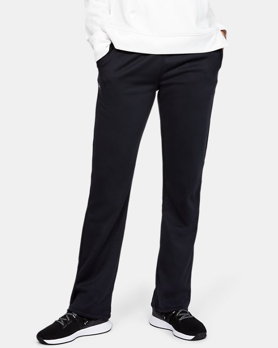 Women's Armour Fleece® Pants, Black, pdpMainDesktop image number 0